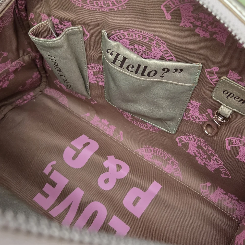 EXCELLENT VINTAGE JUICY COUTURE BOWLER BAG
